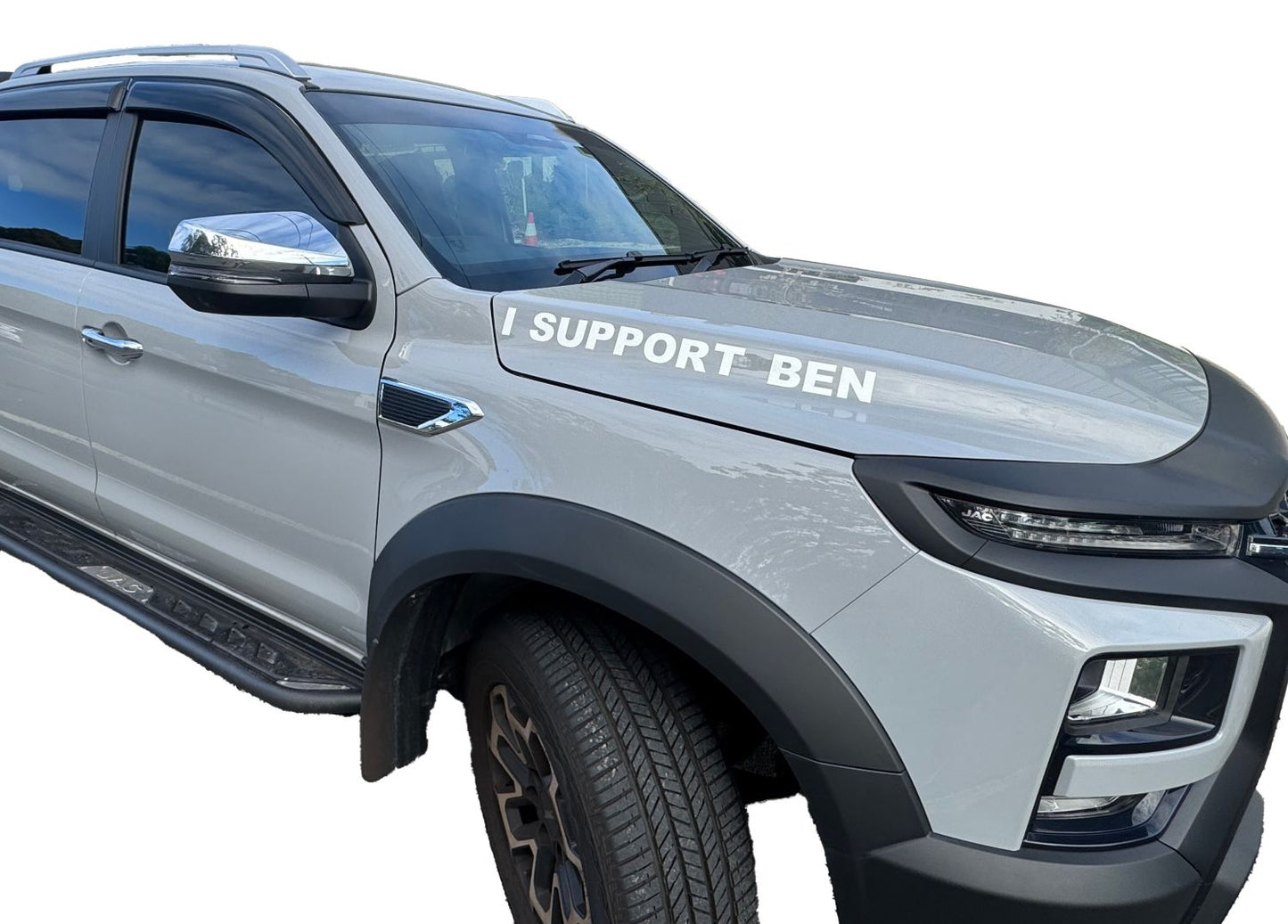 I SUPPORT BEN WHITE VINYL LETTERING DECAL STICKER