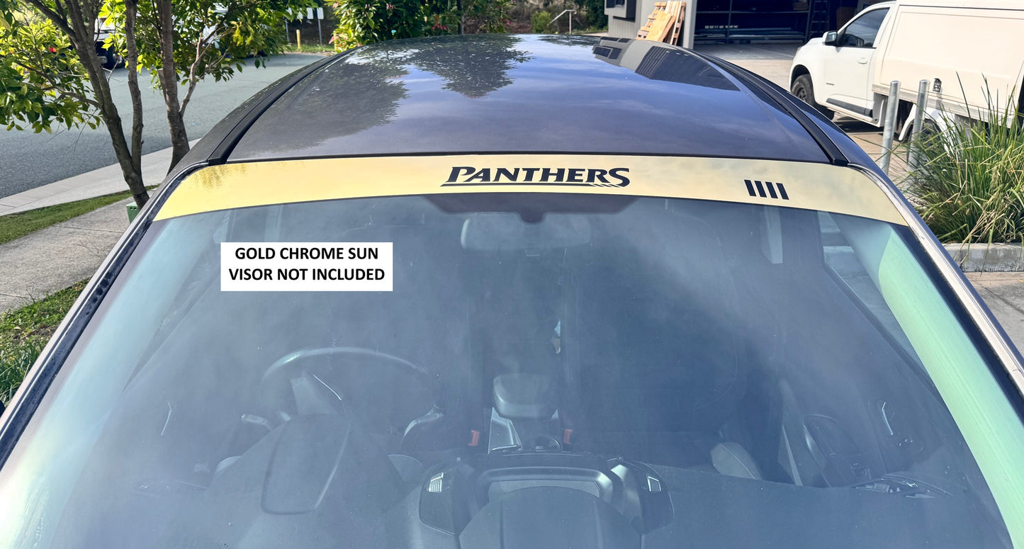 Panthers Black Vinyl Lettering (NRL Premiers 2024 Edition)