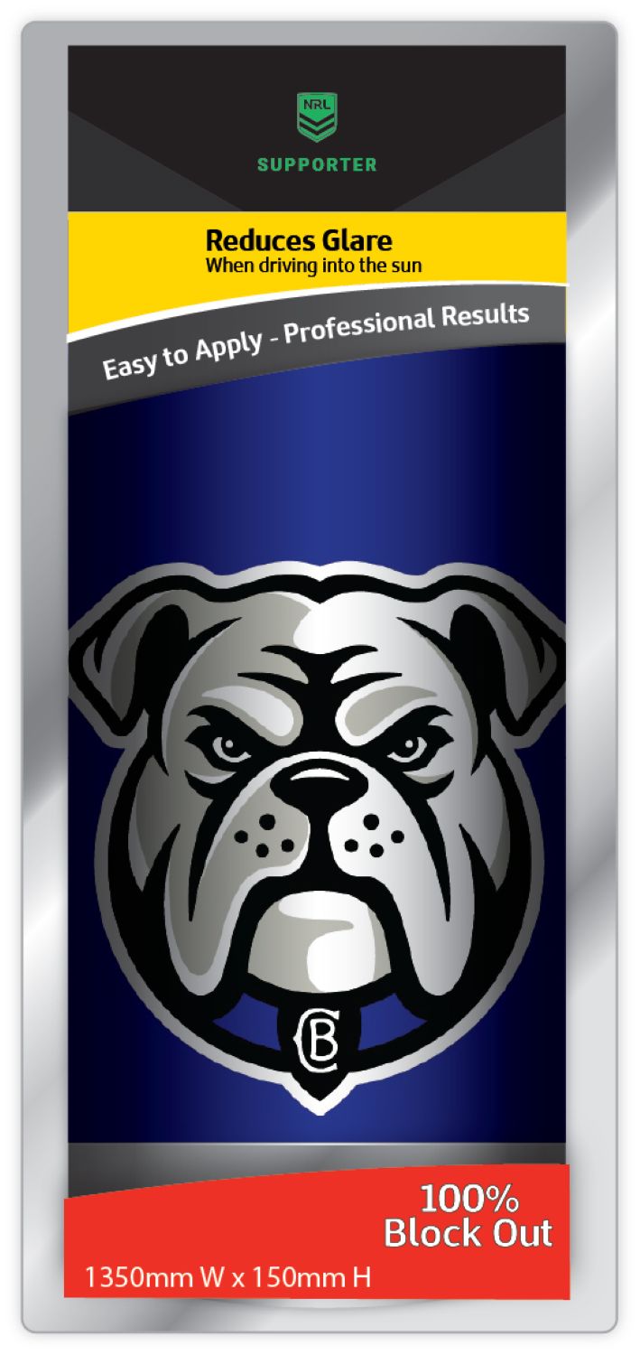 Bulldogs Block Out Sun Visor