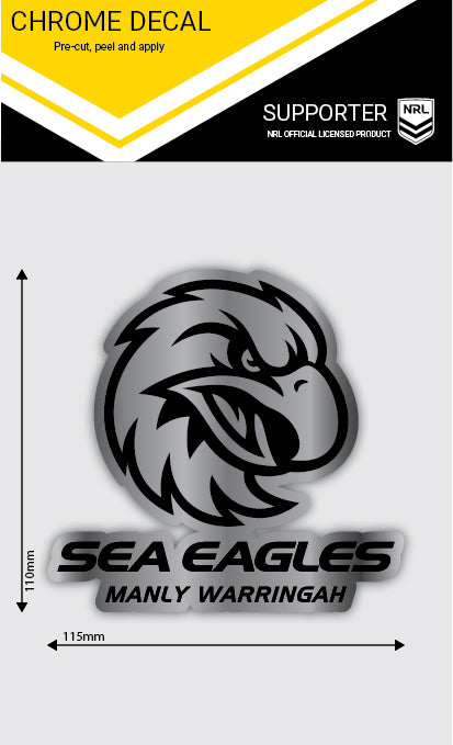 Sea Eagles Chrome Decal (2024)