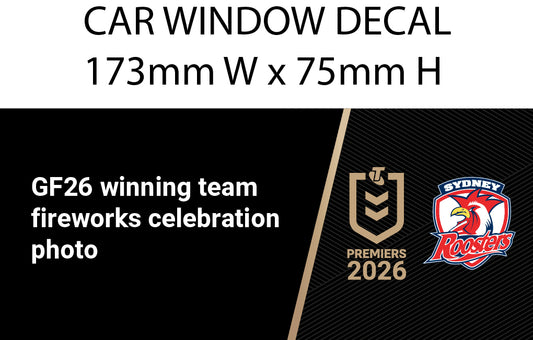 2026 NRL Premiers Car Window Decal