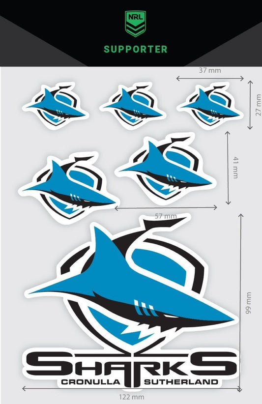 Sharks Decals Sheet