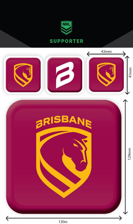 Broncos App Icon Decals Sheet