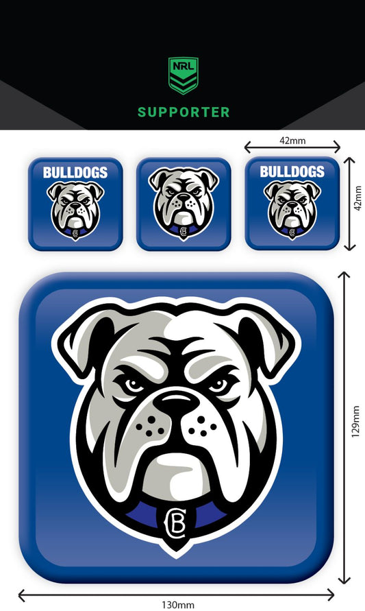 Bulldogs App Icon Decals Sheet