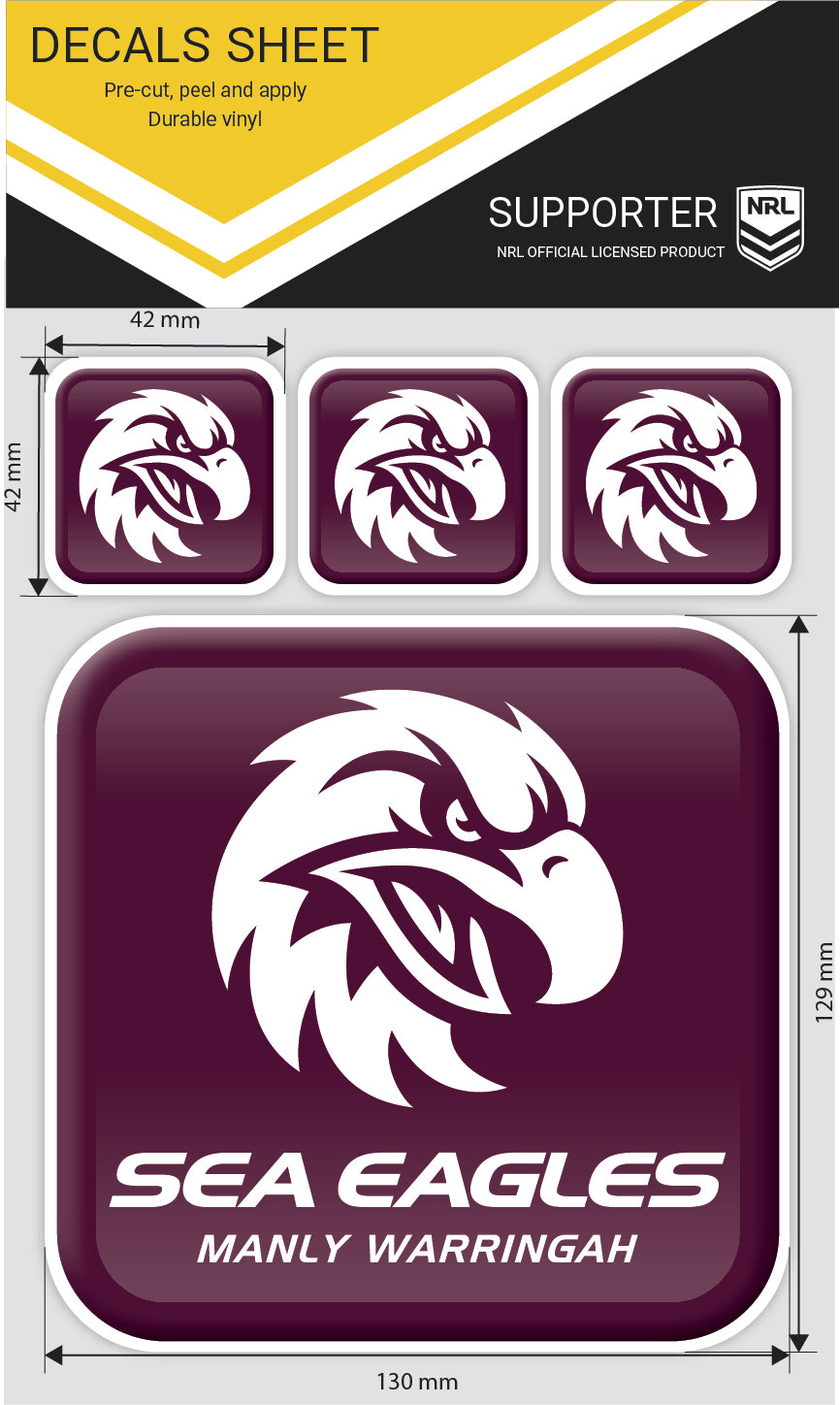 Sea Eagles App Icon Decals Sheet (2024)