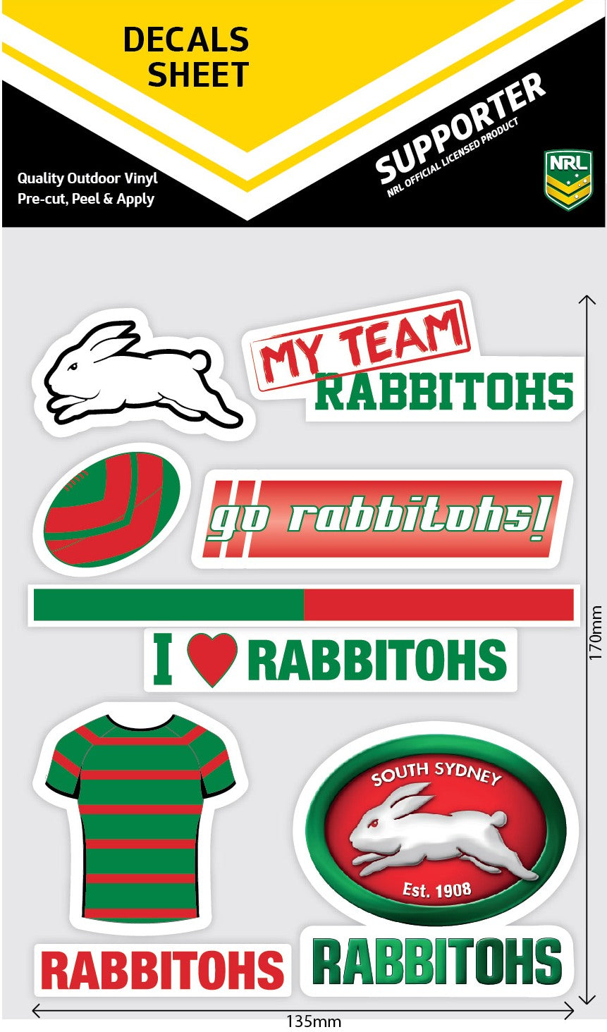 Rabbitiohs Mixed Decals Sheet