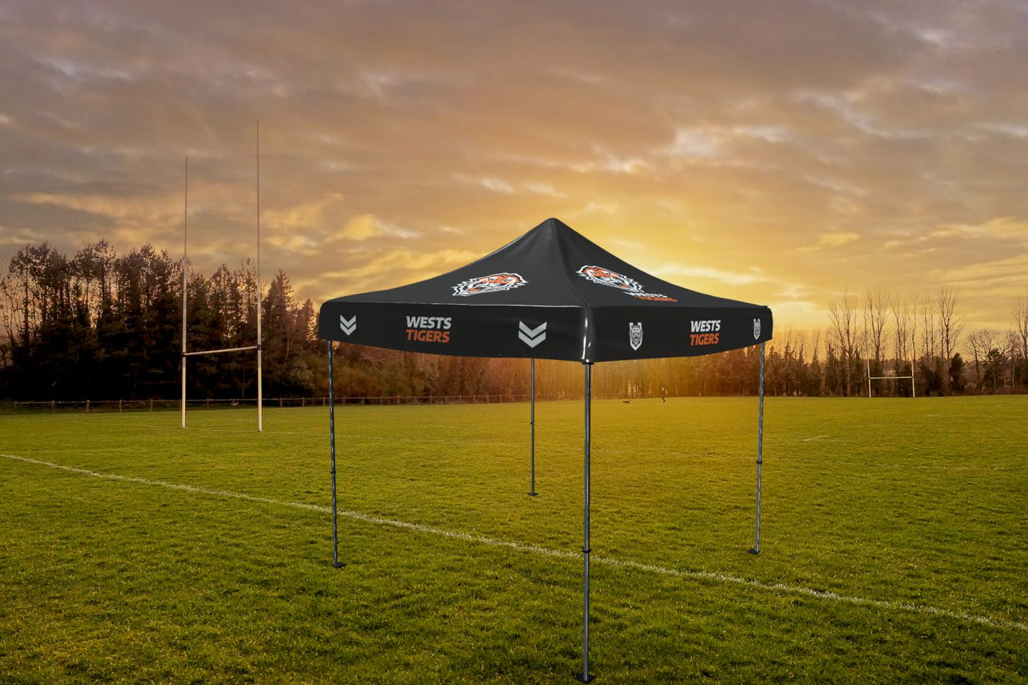NRL Wests Tigers Gazebo Canopy