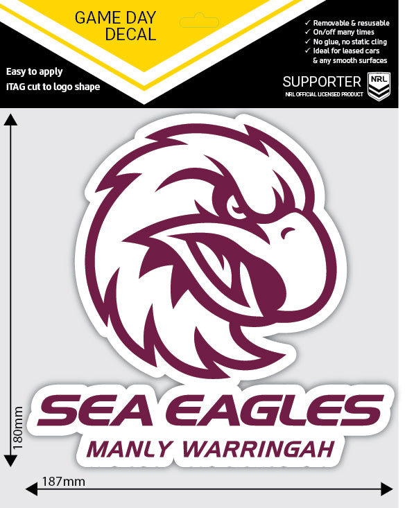 Sea Eagles Game Day Decal (2024)