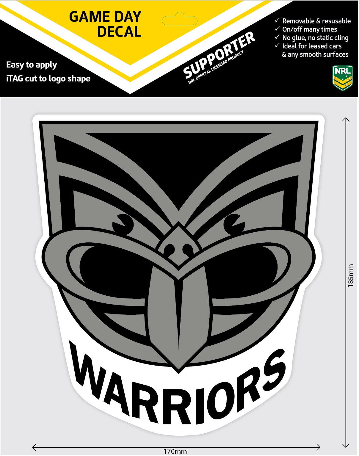 Warriors Game Day Decal