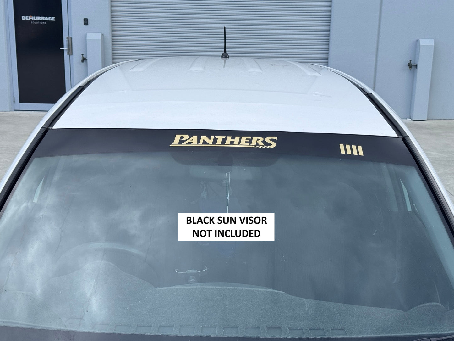 Panthers Gold Chrome Vinyl Lettering (NRL Premiers 2024 Edition)