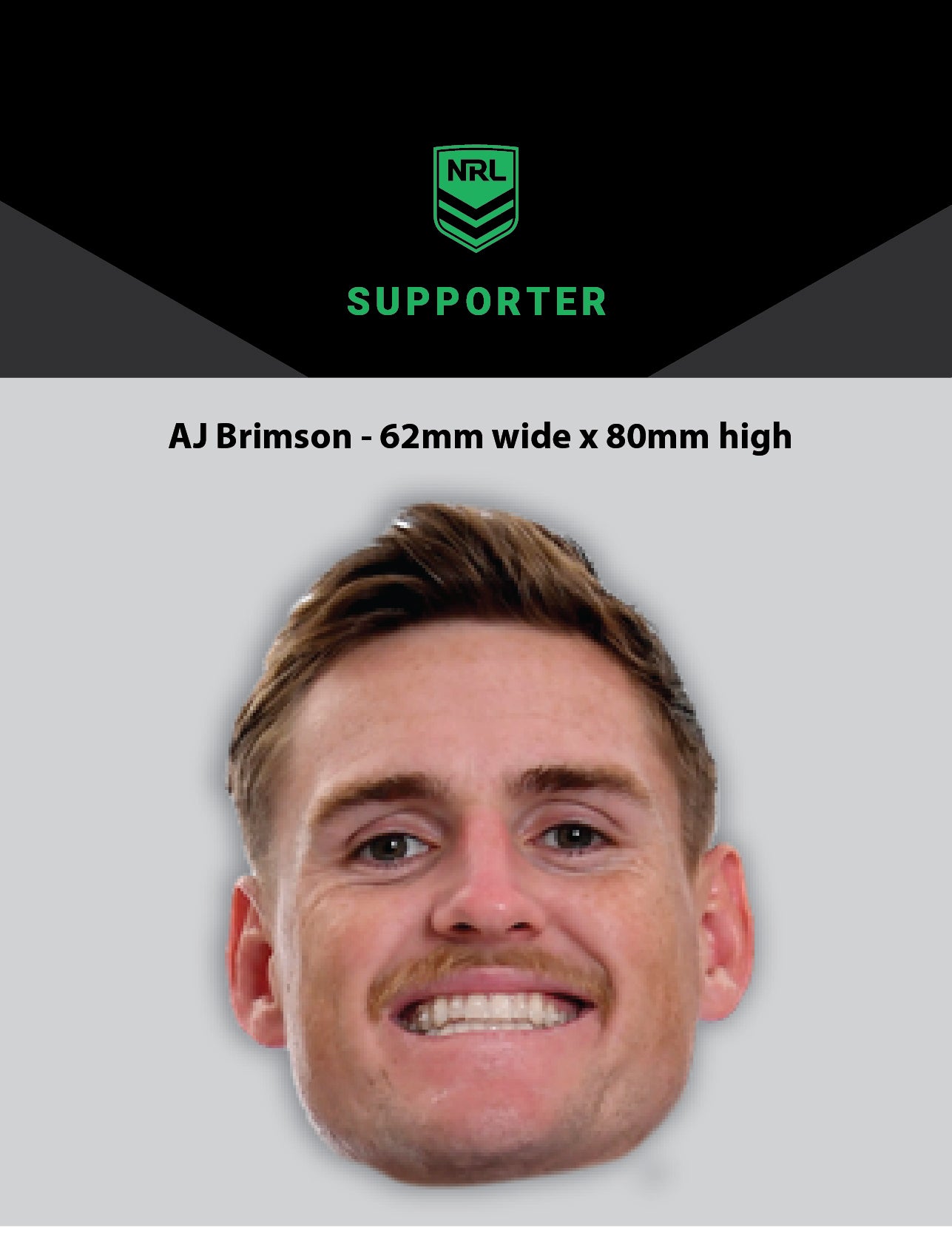 NRL Player AJ Brimson Hero Decal