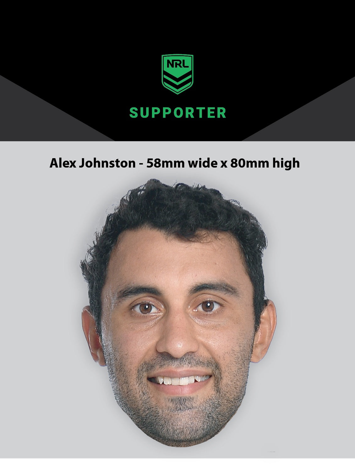 NRL Player Alex Johnston Hero Decal