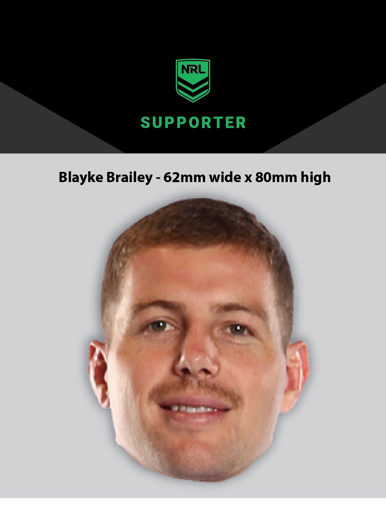 NRL Player Blayke Brailey Hero Decal