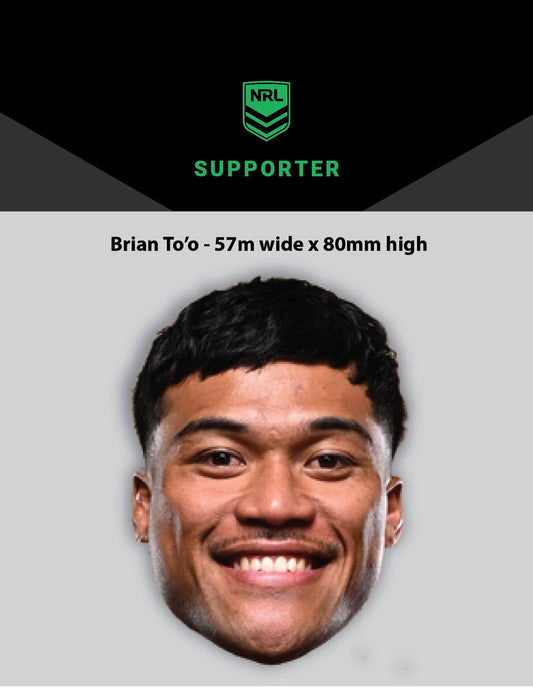 NRL Player Brian To'o Hero Decal