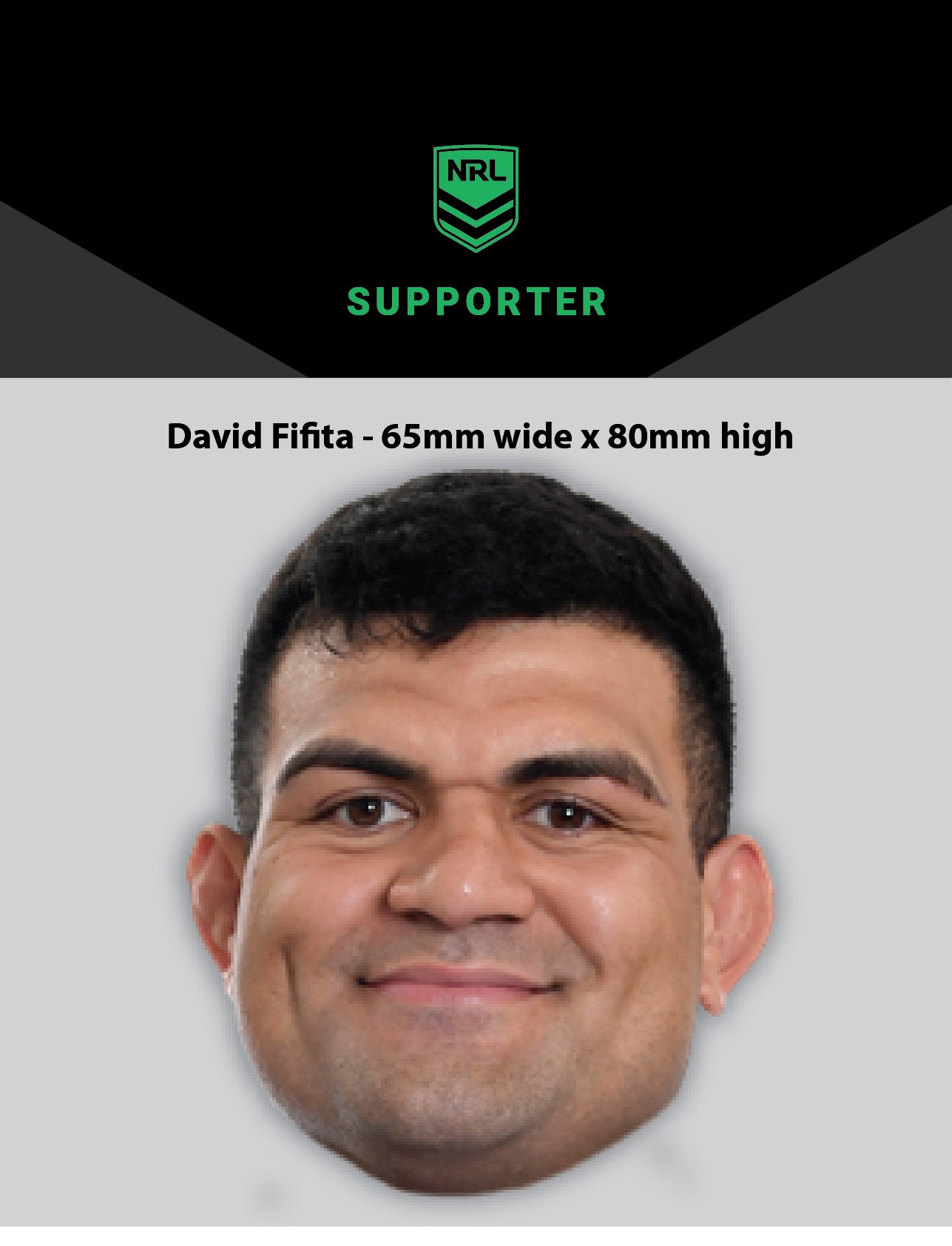 NRL Player David Fifta Hero Decal