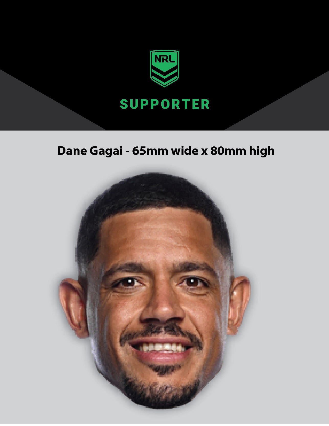 NRL Player Dane Gagai Hero Decal