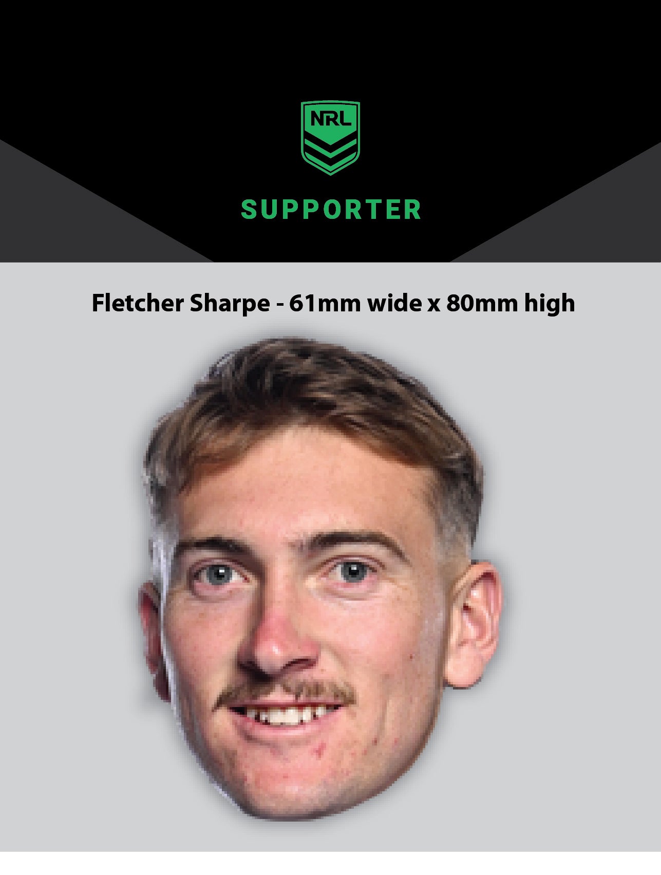 NRL Player Fletcher Sharpe Hero Decal