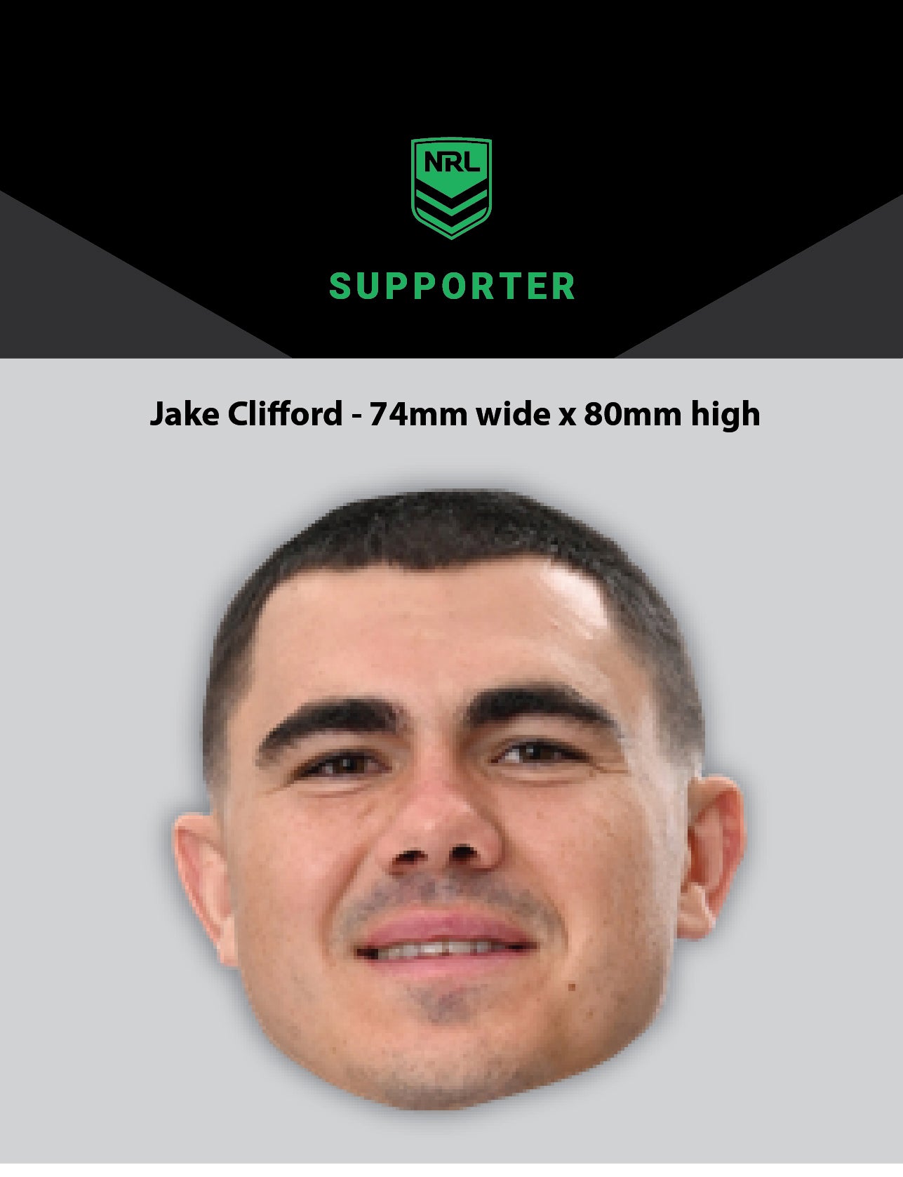 NRL Player Jake Clifford Hero Decal