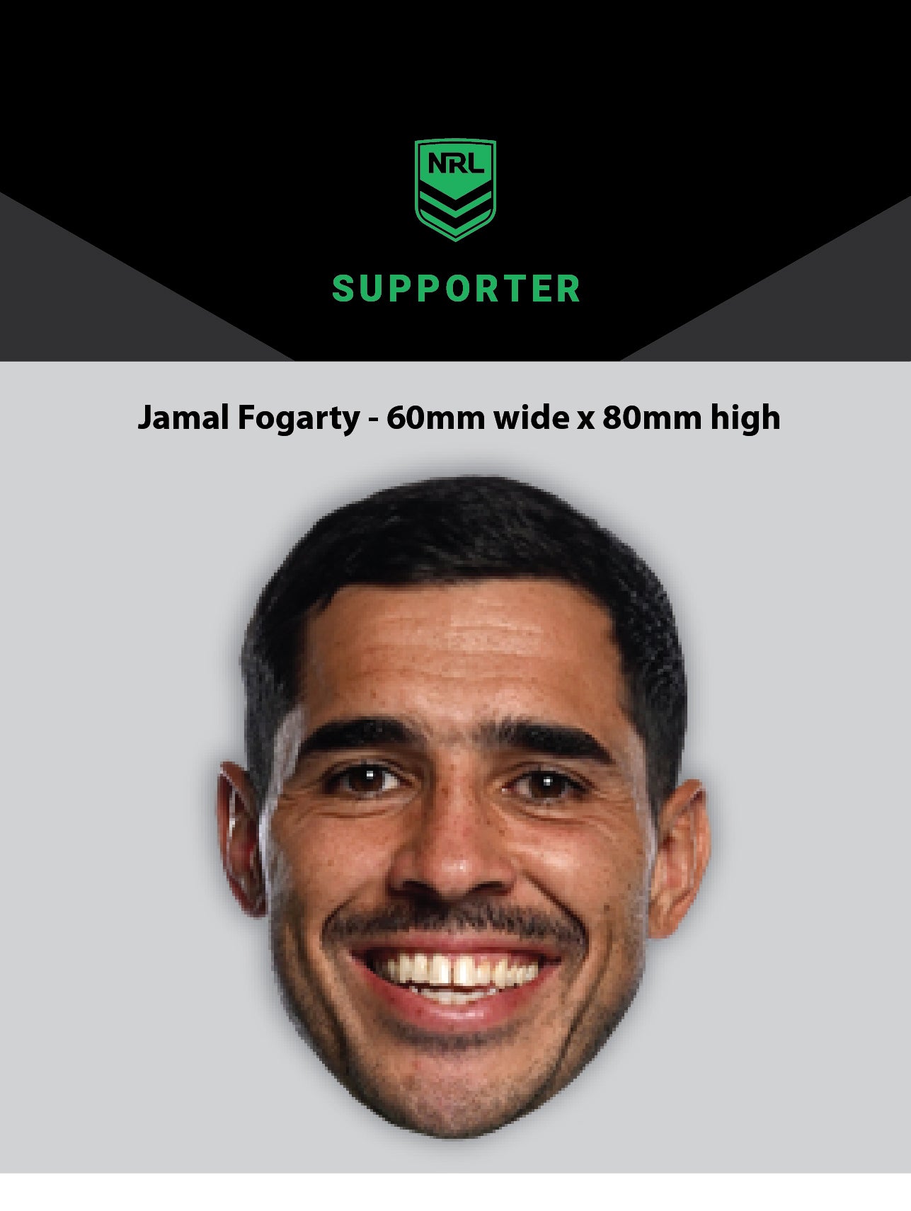 NRL Player Jamal Fogarty Hero Decal