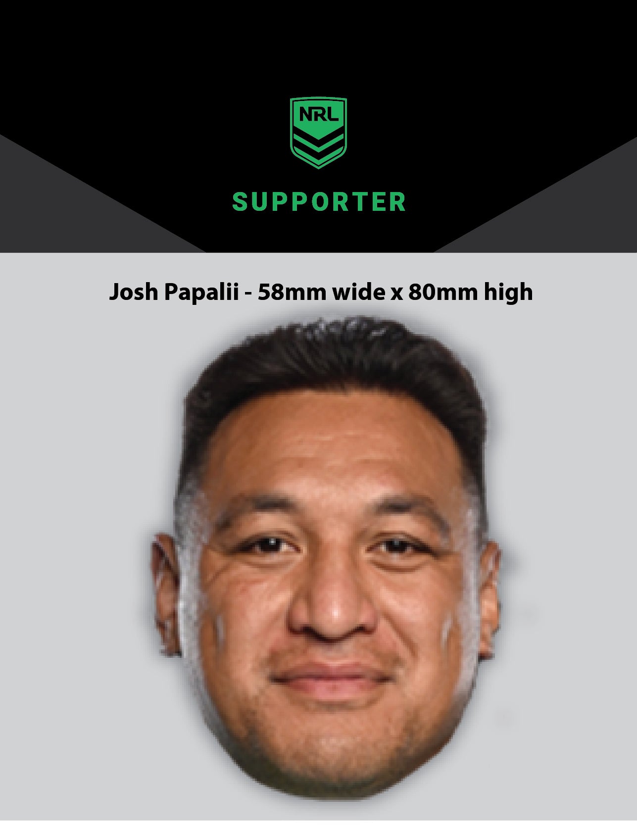 NRL Player Josh Papalii Hero Decal
