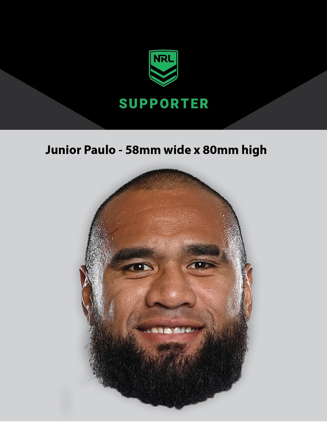 NRL Player Junior Paulo Hero Decal