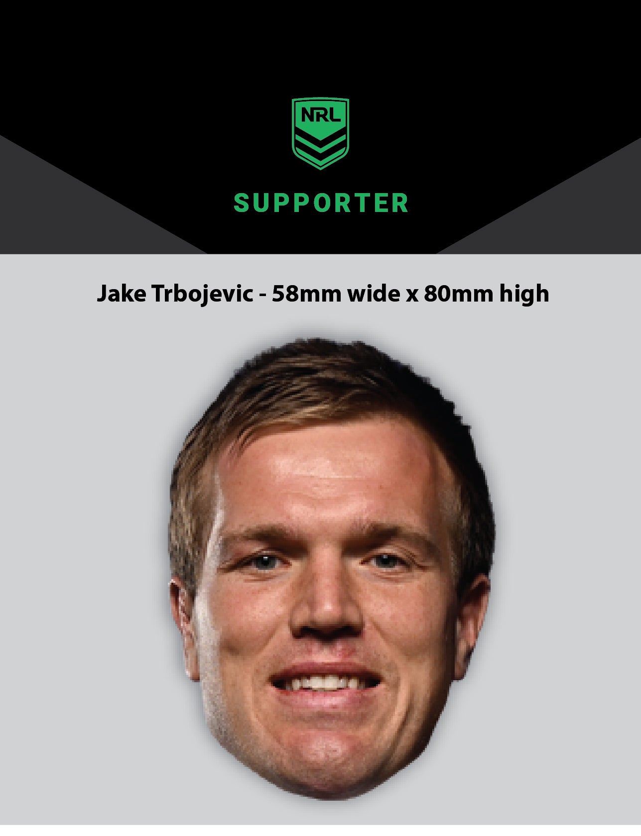 NRL Player Jake Trbojevic Hero Decal