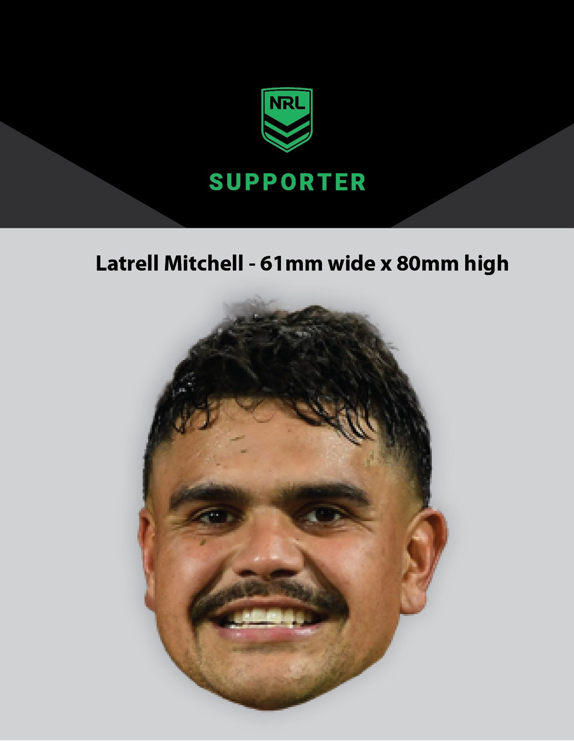 NRL Player Latrell Mitchell Hero Decal