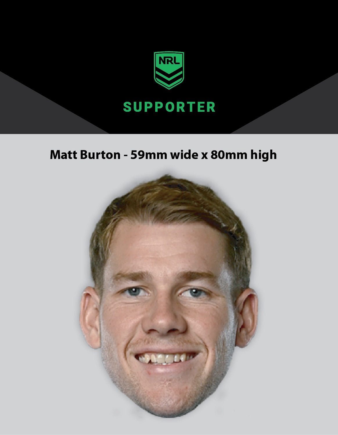 NRL Player Matt Burton Hero Decal