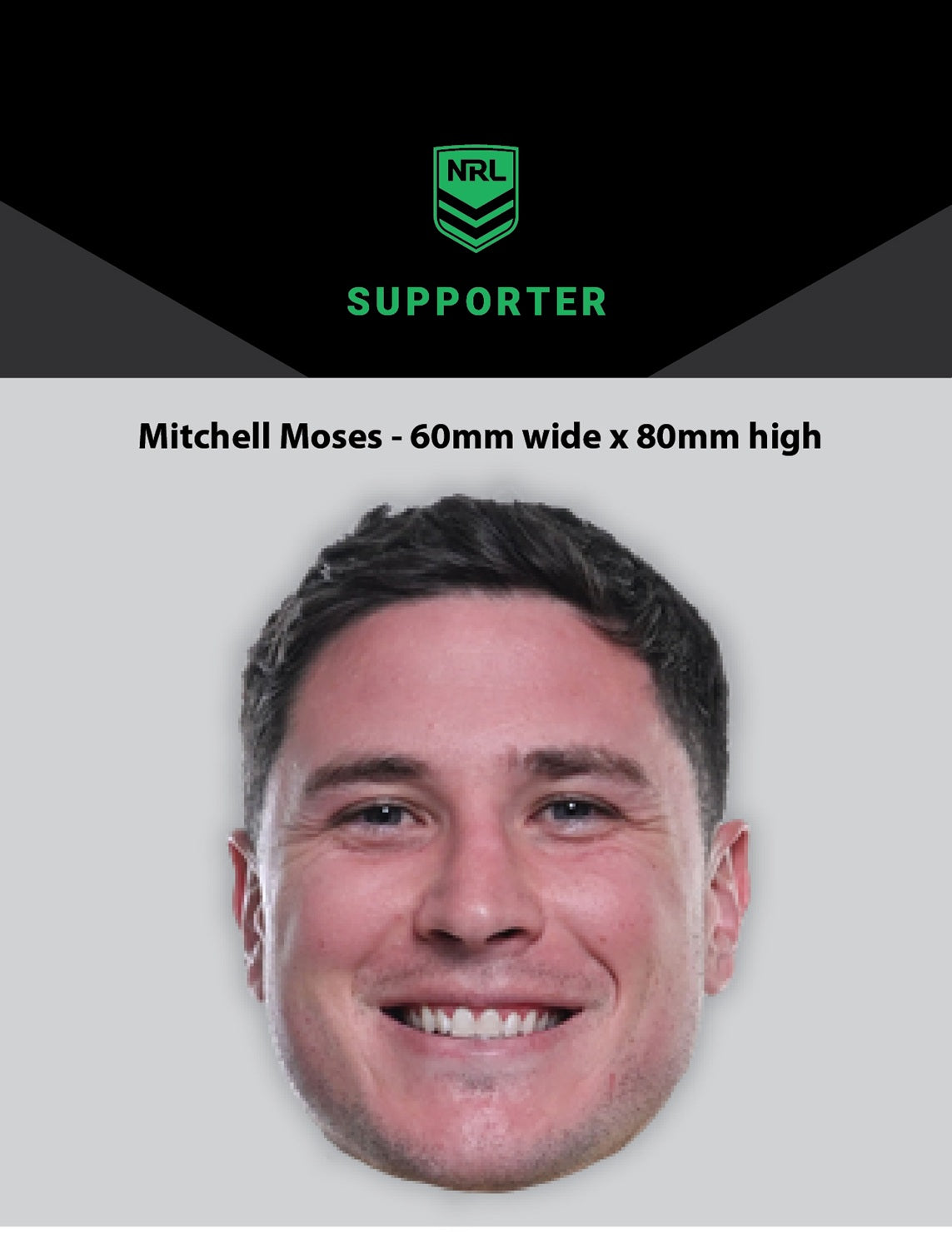 NRL Player Mitchell Moses Hero Decal