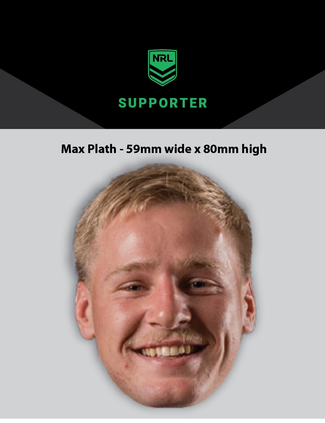 NRL Player Max Plath Hero Decal