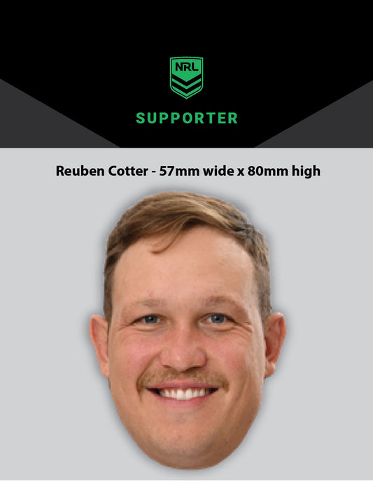 NRL Player Reuben Cotter Hero Decal