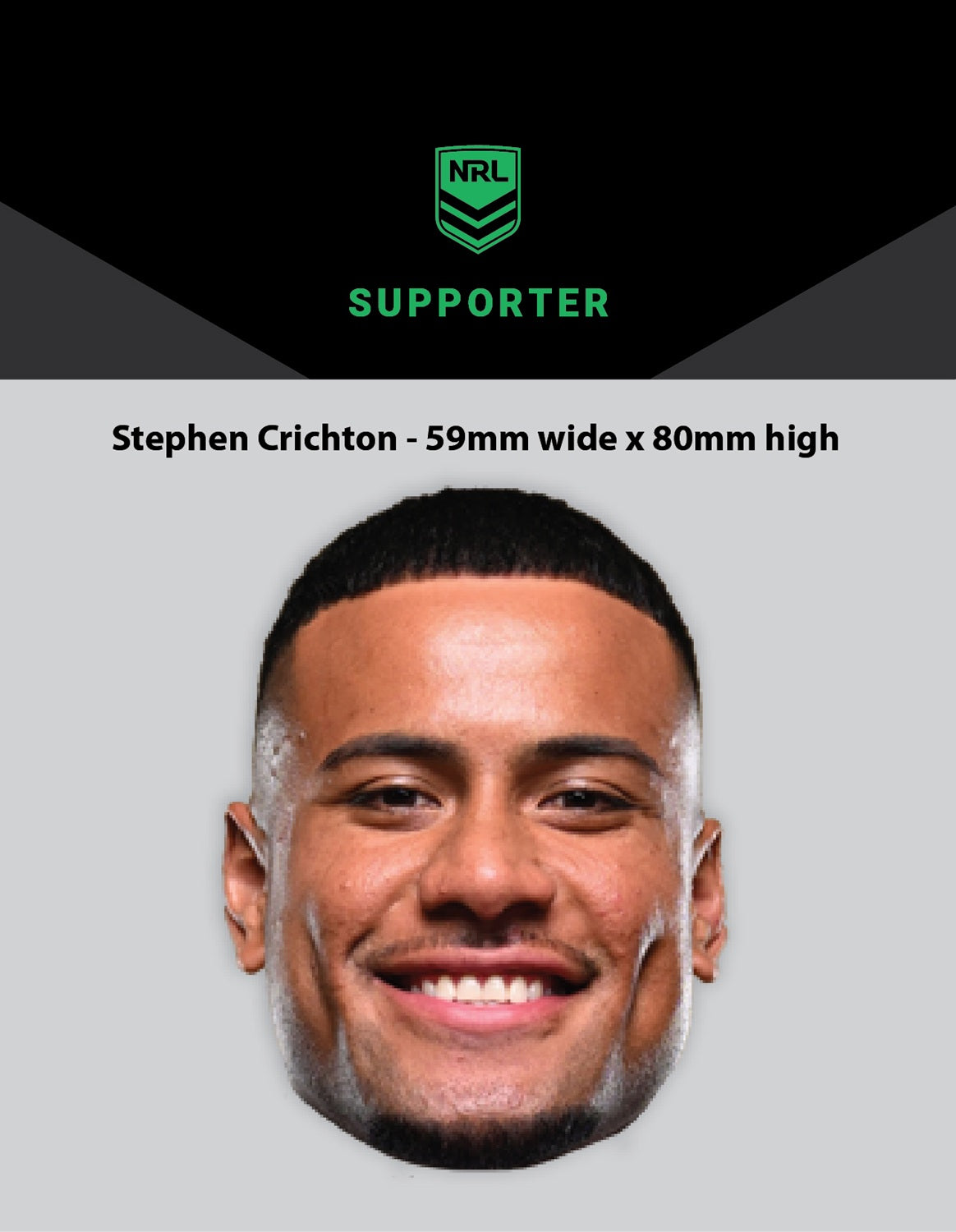 NRL Player Stephen Crichton Hero Decal