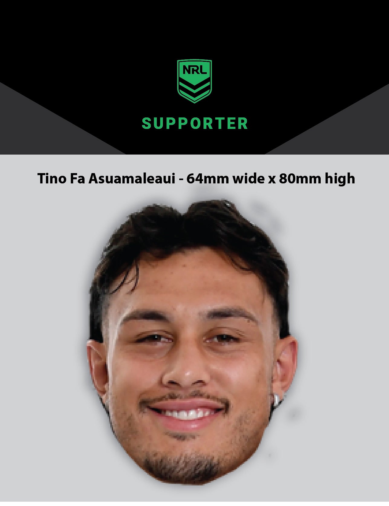 NRL Player Tino Fa Asuamaleaui Hero Decal