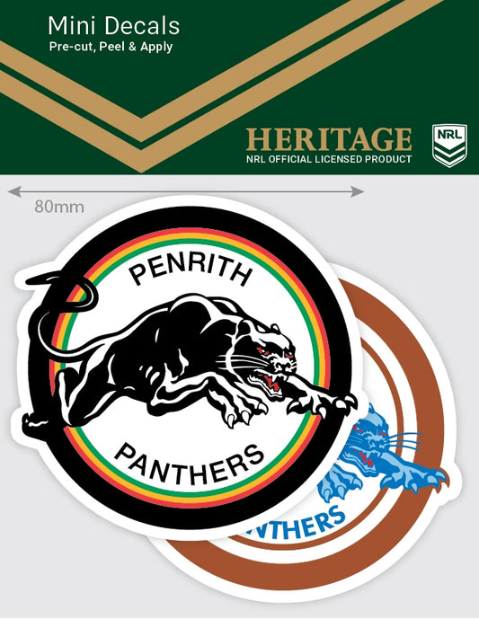 Panthers Heritage Mini Decals