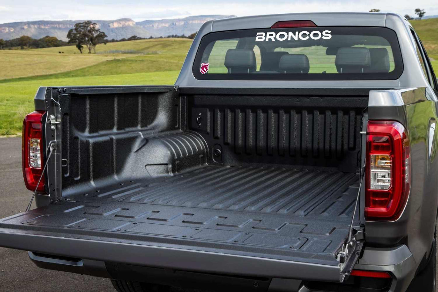 Broncos White Vinyl Lettering 2026