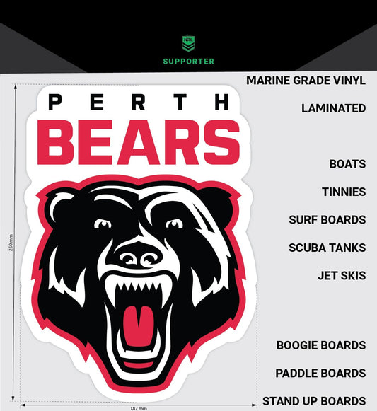Perth Bears Marine Decal
