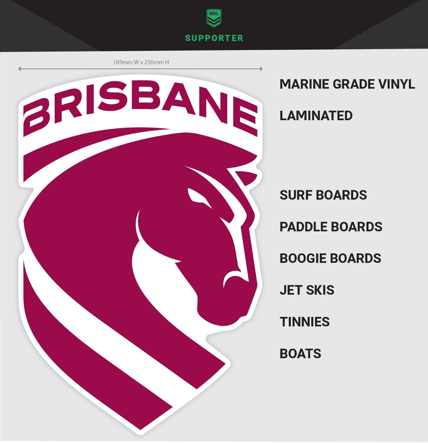 Broncos Marine Decal