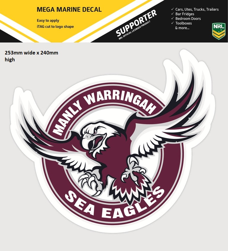 Sea Eagles Marine Decal