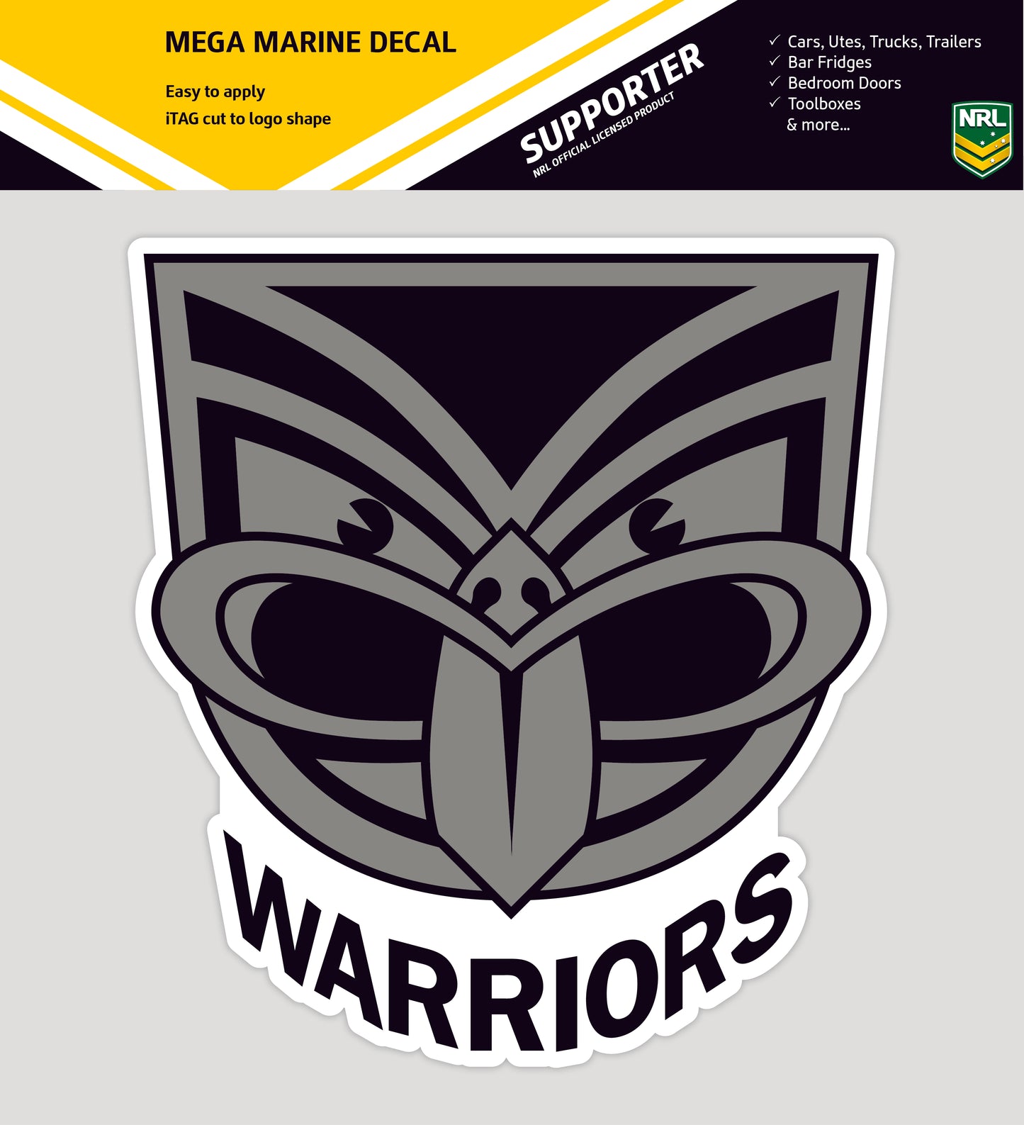 Warriors Marine Decal