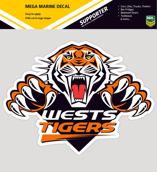 Wests Tigers Marine Decal