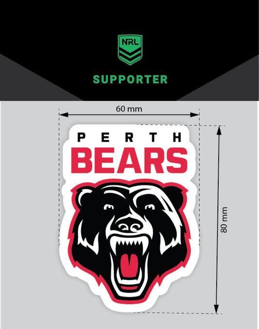 Perth Bears Mini Decal