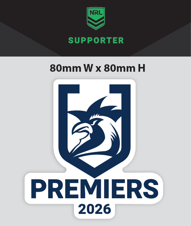2026 NRL Premiers Mini Decal