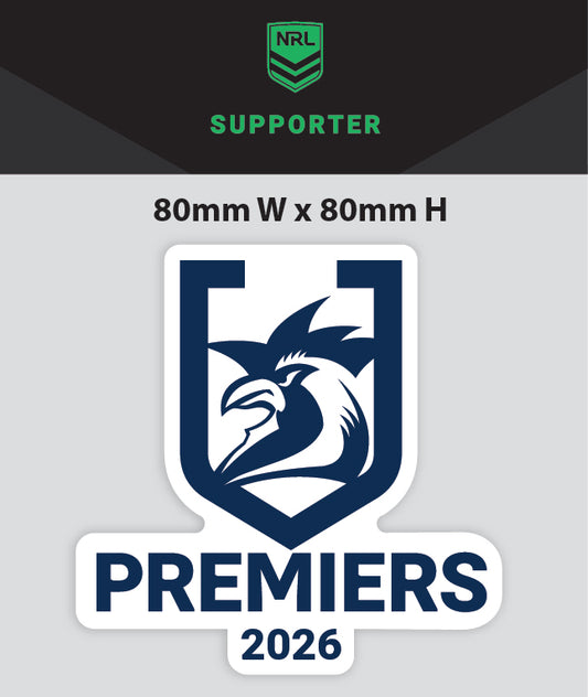 2026 NRL Premiers Mini Decal