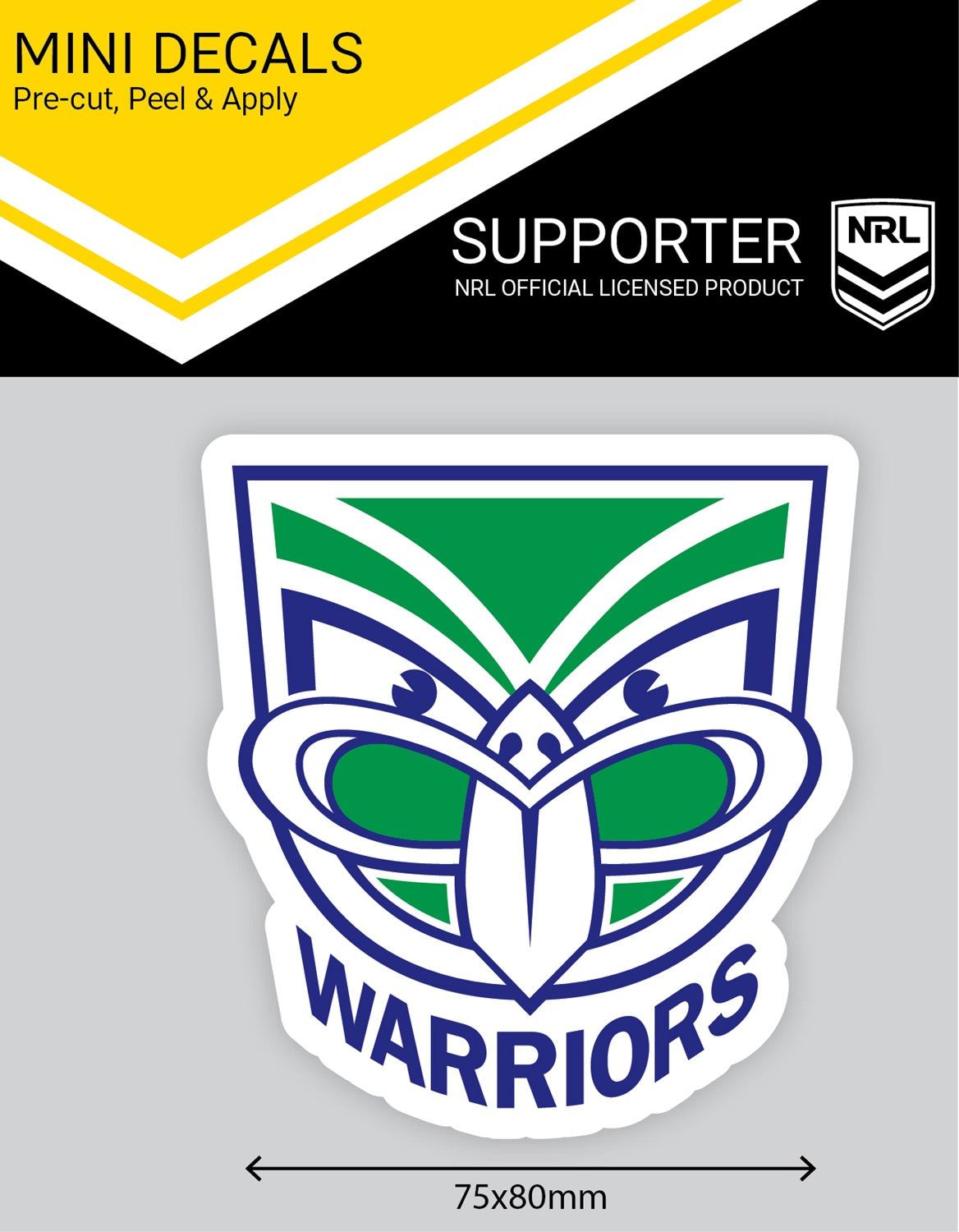 Warriors Mini Decal (2021)
