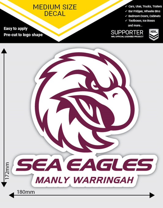 Sea Eagles Medium Size Decal (2024)