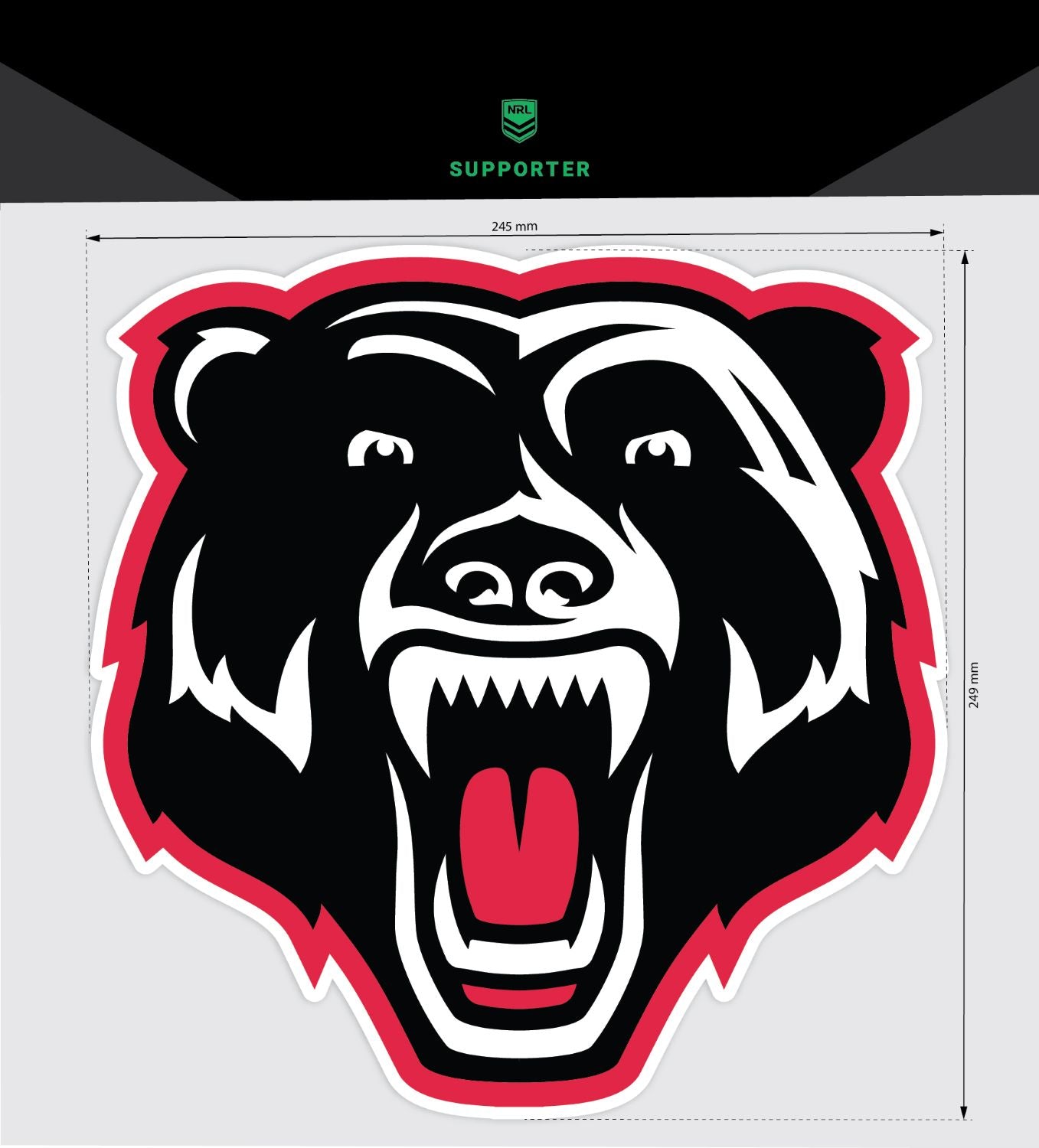 Perth Bears Mega Secondary Alternative Decal