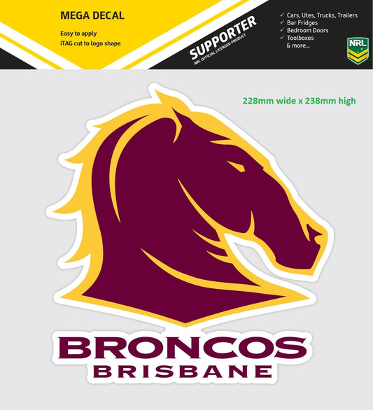 Broncos Heritage Mega Decal (1999)