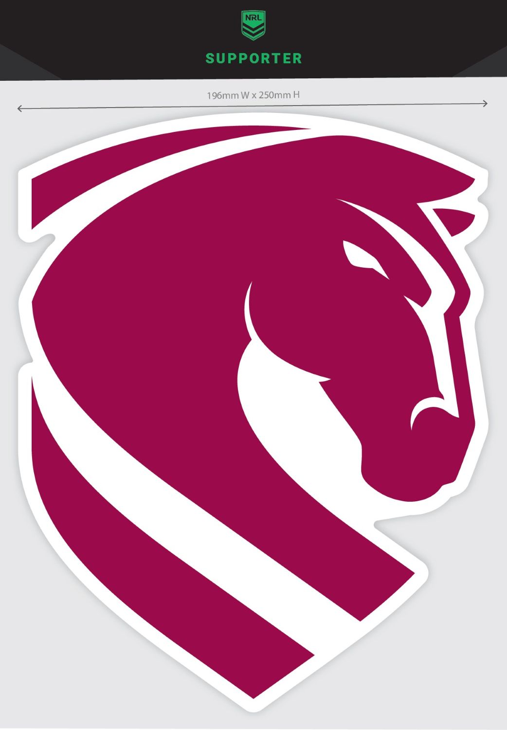 Broncos Secondary Mega Decal