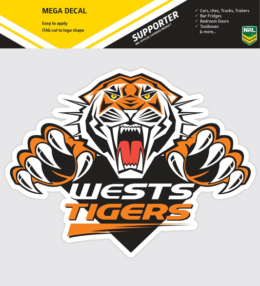 Wests Tigers Mega Decal