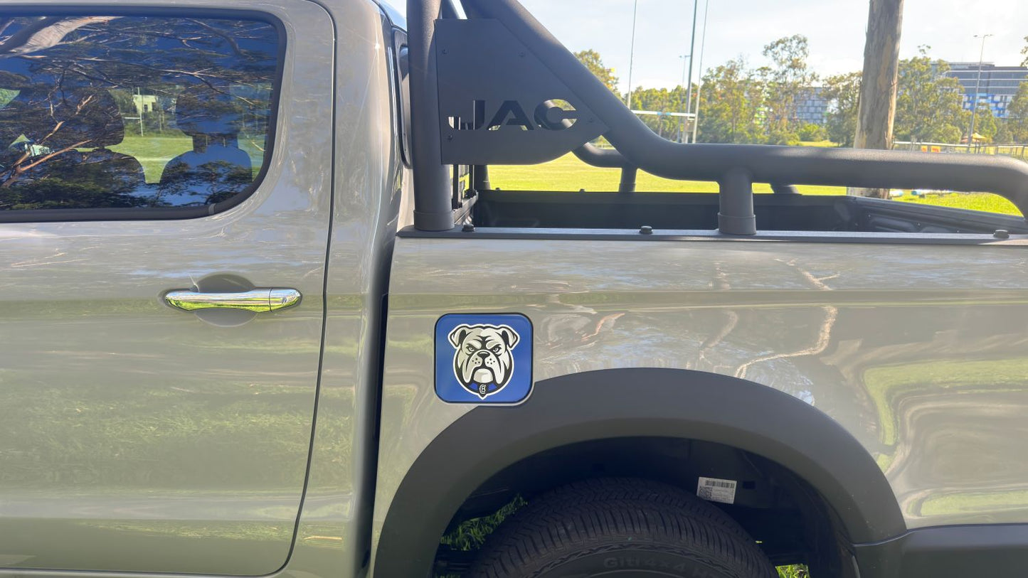 Bulldogs Fuel Lid Cover Decal